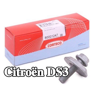 CORTECO مجموعة براغي، بكرة العمود المرفقي — Citroën Ds3