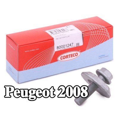 CORTECO مجموعة براغي، بكرة العمود المرفقي — Peugeot 2008