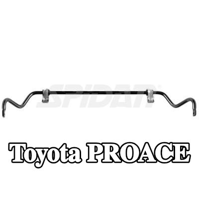 SPIDAN CHASSIS PARTS قضيب مانع للانقلاب المحور الأمامي — Toyota Proace