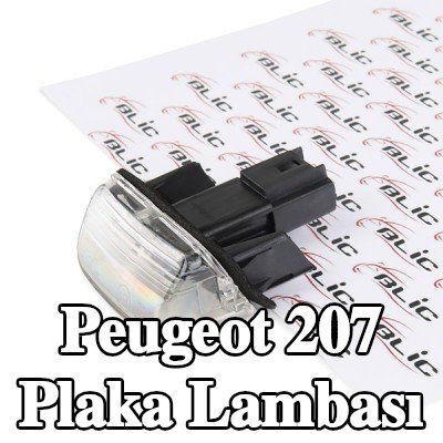 BLIC Plaka lambası Sol, Sağ — 2006 Peugeot 207
