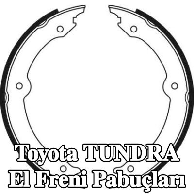 ABE El freni pabuçları Arka Aks, 242mm — Toyota Tundra