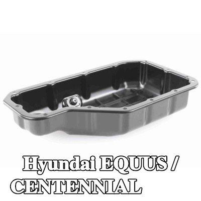 ACKOJA حوض الزيت مع سدادة تصريف الزيت, بدون حشية/مانع تسرب, بدون حشية حوض الزيت — Hyundai Equus / Centennial