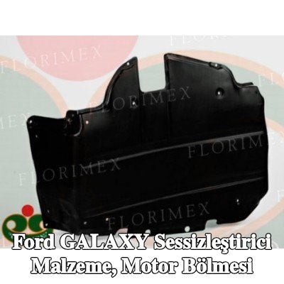 FLORIMEX Sessizleştirici Malzeme, motor bölmesi Alt — 2002 Ford Galaxy