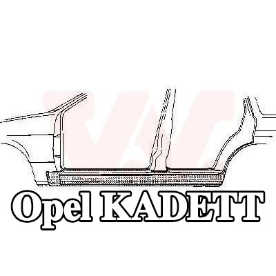 VAN WEZEL لوحة صمامات التبديل - اليمين — 1990 Opel Kadett