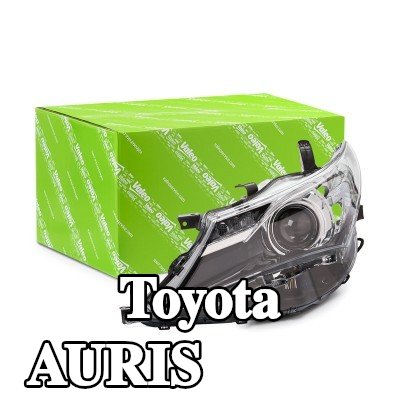 VALEO المصباح الأمامي ORIGINAL PART, يسار, HIR2, مع محرك لتسوية المصابيح الأمامية — Toyota Auris