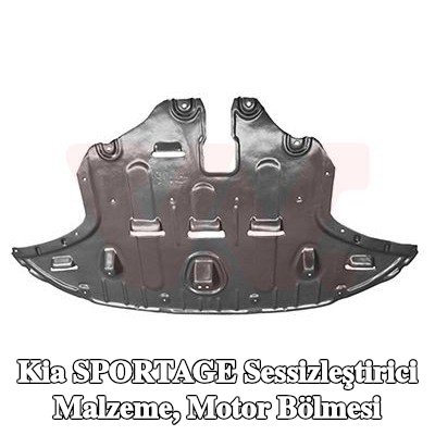 VAN WEZEL Sessizleştirici Malzeme, motor bölmesi Alt — Kia Sportage