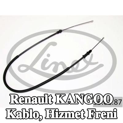 LINEX Kablo, hizmet freni — 2000 Renault Kangoo