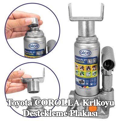 ALCA Krikoyu Destekleme Plakası — 2000 Toyota Corolla