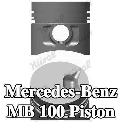 NÜRAL Piston segman tutuculu piston — Mercedes-Benz Mb 100