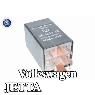 VEMO مرحل شمعة التسخين Q+, جودة المصنع الأصلي صنع في ألمانيا — 1990 Volkswagen Jetta