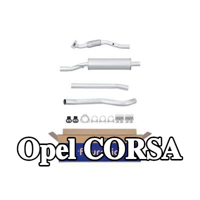 HELLA كاتم الصوت الأمامي, مع قطع التركيب — 2008 Opel Corsa