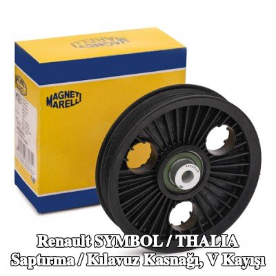 MAGNETI MARELLI Saptırma / Kılavuz Kasnağı, V kayışı — 2002 Renault Symbol / Thalia