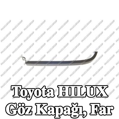 PRASCO Göz kapağı, far Sağ — Toyota Hilux