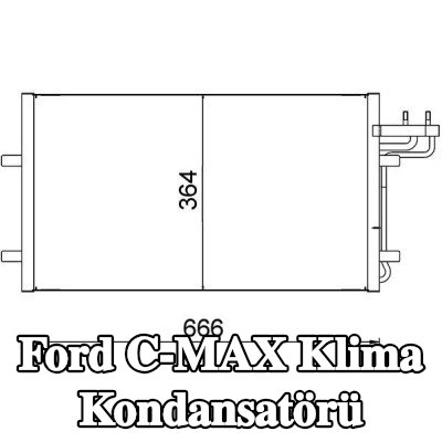 MAHLE Kurutucusuz klima kondansatörü — 2008 Ford C-max