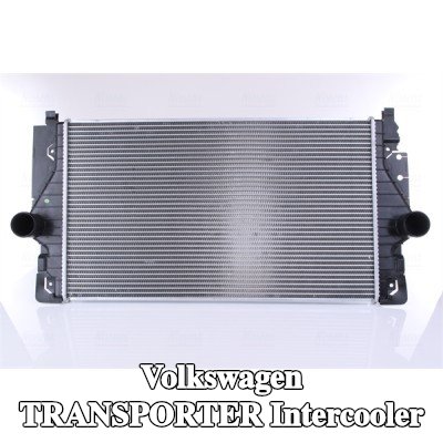 NISSENS Hızlı bağlantı parçası olmayan Intercooler, Sol konektör, düz, Sağ konektör, düz — 1997 Volkswagen Transporter