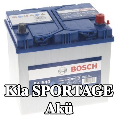 BOSCH Akü S4, E40 — 2015 Kia Sportage
