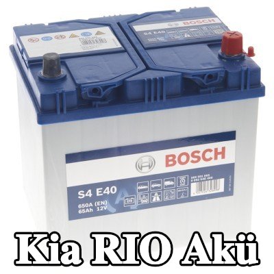 BOSCH Akü S4, E40 — 2012 Kia Rio