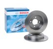 BOSCH Fren diski Dış Çap: 262mm, düz, Yağlanmış — Hyundai Accent (1)