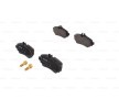 BOSCH Fren balatası seti 15, 4mm, gıcırtı önleyici plaka ile, cıvata/vida ile, montaj kılavuzu ile — 2000 Mercedes-Benz A-Class (1)