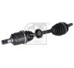 FEBI BILSTEIN Tahrik mili Ön Aks Sol, somunlu, aks somunu ile — 2004 Honda Accord (5)