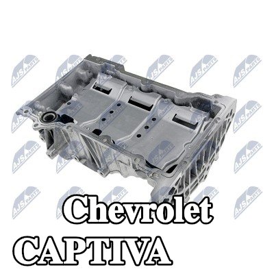 NTY حوض الزيت مع فتحة لمستشعر مستوى الزيت, بدون فتحة لمستشعر مستوى الزيت — Chevrolet Captiva
