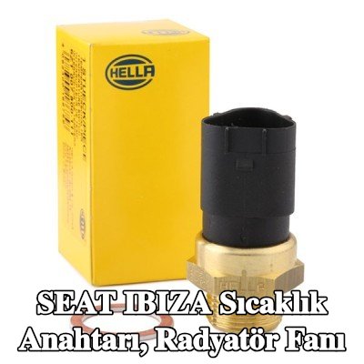HELLA Sıcaklık Anahtarı, radyatör fanı — SEAT Ibiza