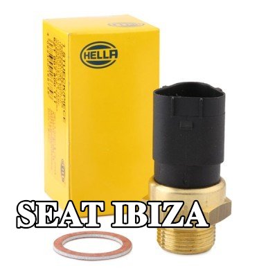 HELLA مفتاح درجة الحرارة، مروحة الرادياتير — SEAT Ibiza