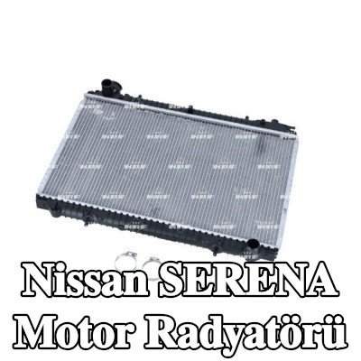 NRF Motor radyatörü Alüminyum, montaj parçaları ile — 1991 Nissan Serena
