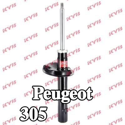 KYB ممتص الصدمات Excel-G, المحور الأمامي, ضغط الغاز, دعامة نظام التعليق — Peugeot 305