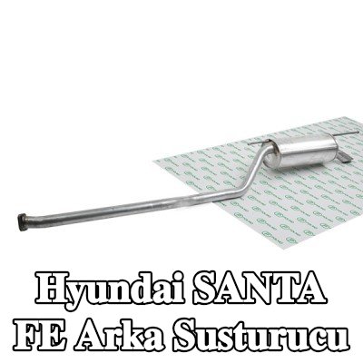 POLMO Arka susturucu — Hyundai Santa Fe