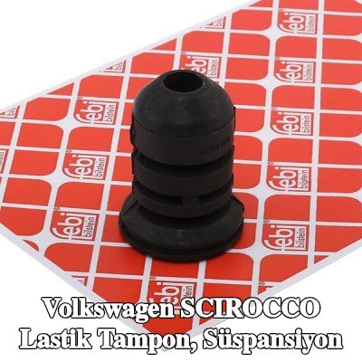 FEBI BILSTEIN Lastik tampon, süspansiyon Ön aks Sol, Ön Aks Sağ — 1990 Volkswagen Scirocco