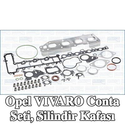 AJUSA Conta seti, valf gövdesi contalı silindir kafası, silindir kafası contası olmadan — 2020 Opel Vivaro