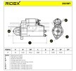 RIDEX Marş motoru 1, 7kW — BMW Z8 (6)