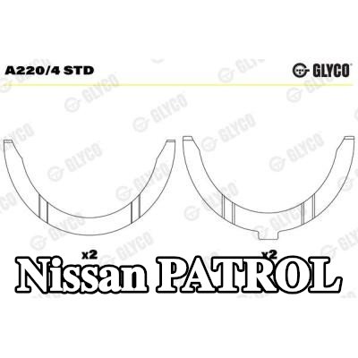 GLYCO صامولة الدفع، العمود المرفقي — 1998 Nissan Patrol
