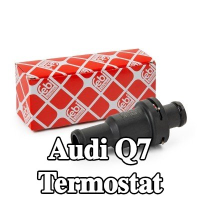 FEBI BILSTEIN Termostat 75°C, conta halkalı — Audi Q7