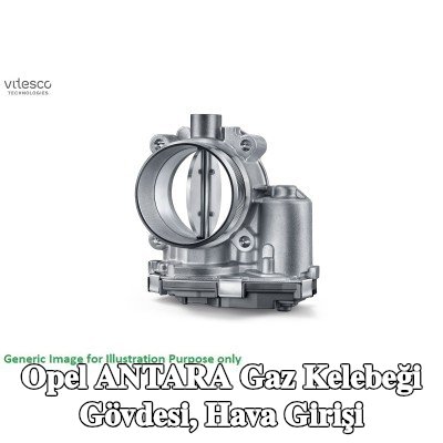 Schaeffler Vitesco Gaz kelebeği gövdesi, contasız/sızdırmazlık elemanı olmayan hava girişi — Opel Antara