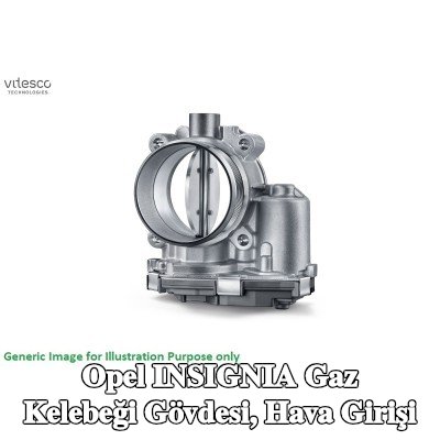 Schaeffler Vitesco Gaz kelebeği gövdesi, contasız/sızdırmazlık elemanı olmayan hava girişi — Opel Insignia