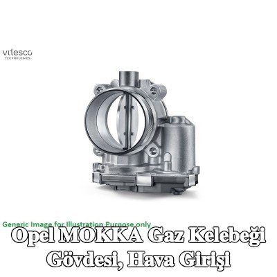 Schaeffler Vitesco Gaz kelebeği gövdesi, contasız/sızdırmazlık elemanı olmayan hava girişi — Opel Mokka