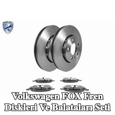 VAICO Fren diskleri ve balataları seti Ön Aks, içten havalandırmalı, fren balataları ile — Volkswagen Fox