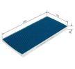 BOSCH Polen filtresi Aktif Karbon Filtresi, Particle Separation Rate >98% for 2.5µm (fine matter), anti-alerjik etkiye sahip, antibakteriyel etkiye sahip, antiviral etkili, mantar önleyici etkili — Audi Q4 (5)