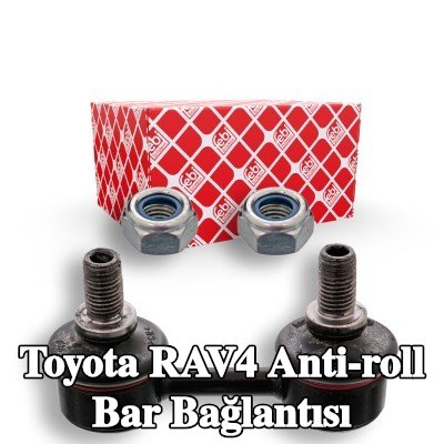 FEBI BILSTEIN Stabilizatör kolu OE Turbo YENİ, Sol Ön Aks, Ön Aks Sağ, 60mm, Çelik, somunlu — 1997 Toyota Rav4