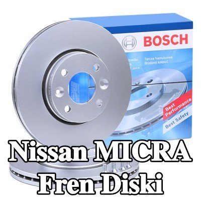 BOSCH Fren diski Dış Çap: 259, 6mm, Havalandırmalı, içten havalandırmalı, Kaplamalı, cıvata/vida ile — Nissan Micra
