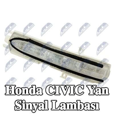 NTY Yan sinyal lambası Sağ Dış Aynası, Kristal berraklığında — 2000 Honda Civic