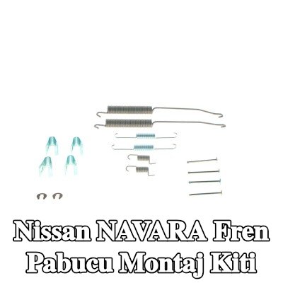 BOSCH Yaylı fren pabucu montaj kiti — Nissan Navara
