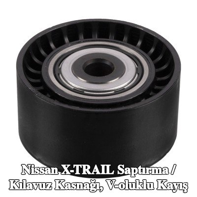 FEBI BILSTEIN Saptırma / kılavuz kasnağı, V-ribbed belt Outer Diameter: 60mm — Nissan X-trail