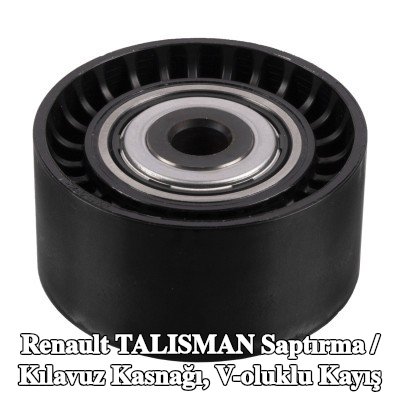 FEBI BILSTEIN Saptırma / kılavuz kasnağı, V-ribbed belt Outer Diameter: 60mm — Renault Talisman