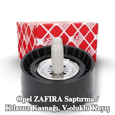 FEBI BILSTEIN Saptırma / kılavuz kasnağı, V-ribbed belt Outer Diameter: 60mm — 2016 Opel Zafira