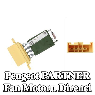 HELLA Fan motoru direnci — 2012 Peugeot Partner