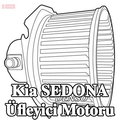 DENSO Üfleyici motoru 12V, direnç olmadan — 2002 Kia Sedona