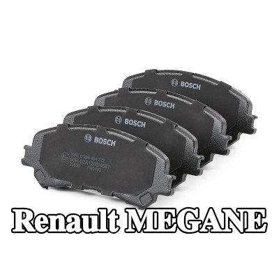 BOSCH مجموعة وسادات الفرامل 17, 1mm — Renault Megane